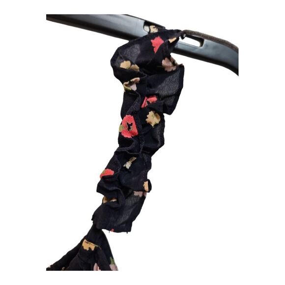 Madewell Cropped Silk Babydoll Ruffled Blouse Size 4 - Picture 5 of 7